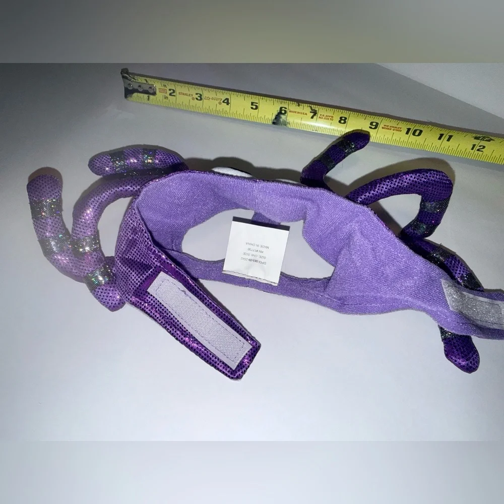 Boots & Barkley Purple Spider Cat Dog Headpiece Halloween Costume